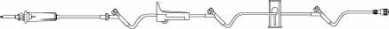 Set I.V. Administration Primary ADDitIV® Gravity 3 Ports 60 Drops / mL Drip Rate Without Filter 88 Inch Tubing Solution (1/EA 50/CS) by B Braun Medical, Inc.  ID NF1290